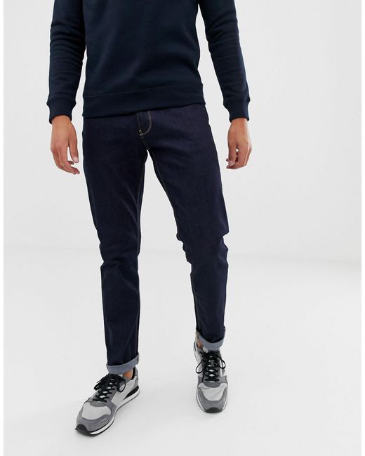 slim fit dark wash jeans