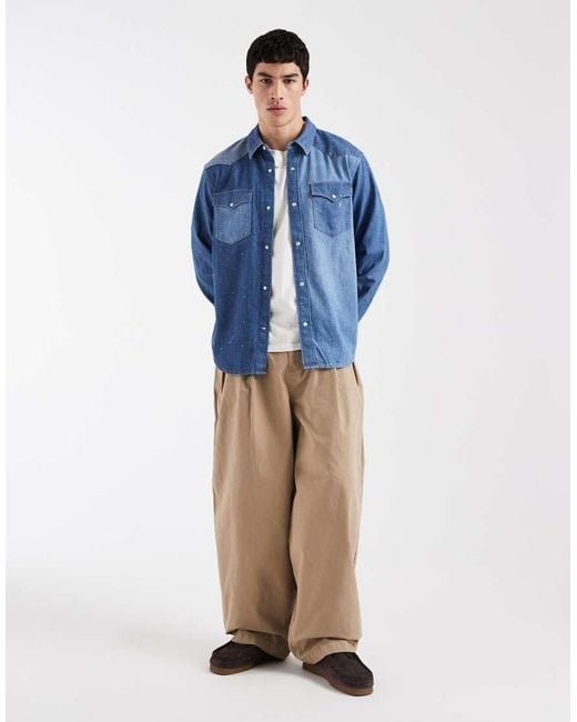 Camicia di Levi's in Blue da Uomo