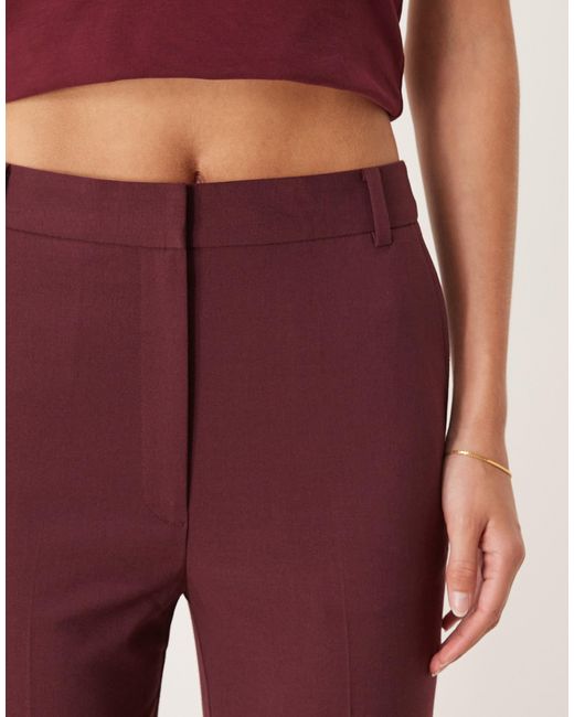 ASOS Pink Tall Tailored Slim Straight Leg Pants