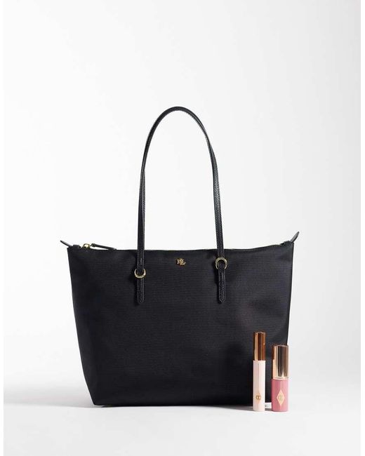 Ralph Lauren Black Keaton Nylon Bag