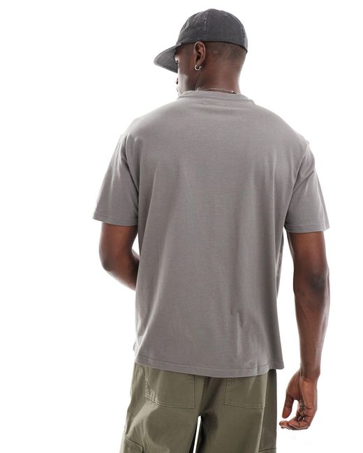 Another Influence – 2er-pack boxy fit t-shirts mit dunkel und steinbeige in Gray für Herren