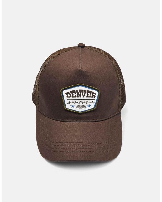 Pull&Bear Denver trucker-cap in Gray für Herren