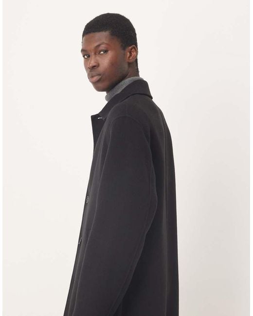 ARKET Blue Pure Wool Double Layer Overcoat for men