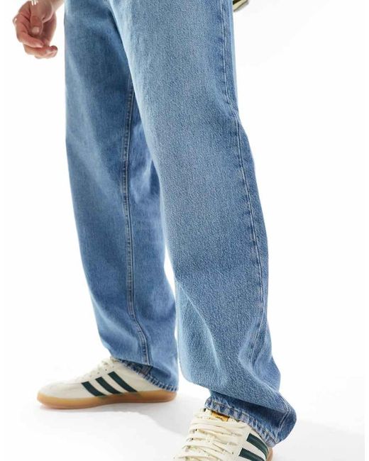 Jack & Jones Blue Eddie Loose Fit Rigid Jeans for men