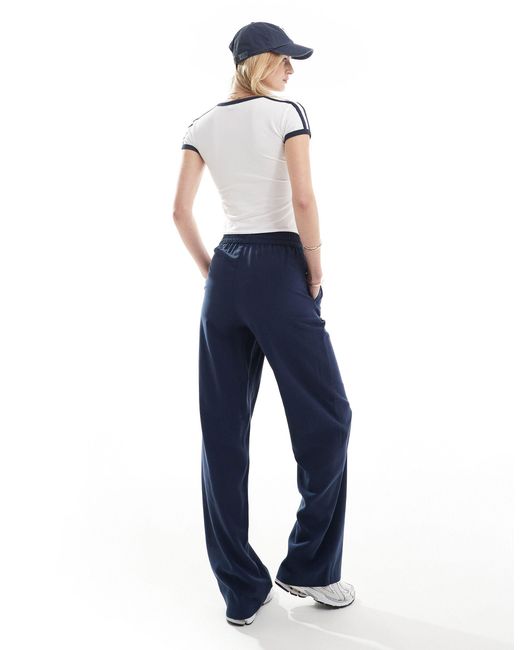 Pantalon ample à enfiler à taille élastique Vero Moda en coloris Blue
