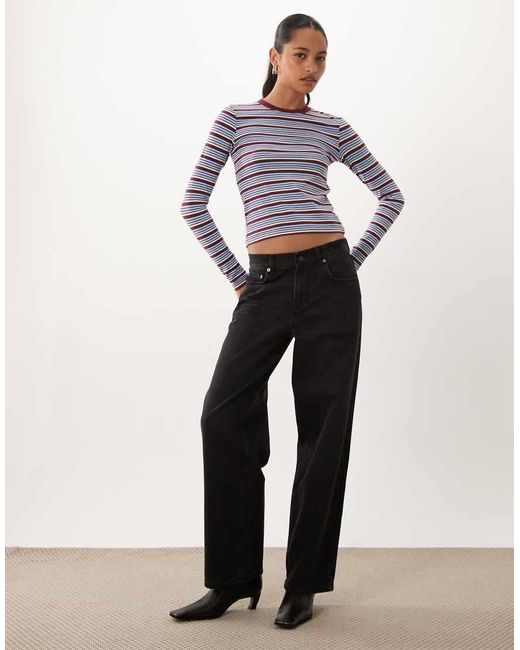 Brave Soul Multicolor Long Sleeve Tee