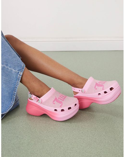 CROCSTM Pink Juicy Couture Bae Clogs