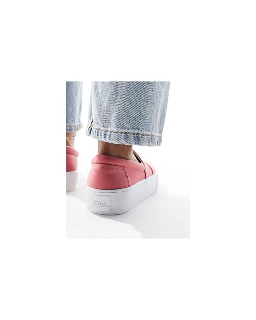 Alpargata fenix - sneakers senza lacci acceso di TOMS in Pink