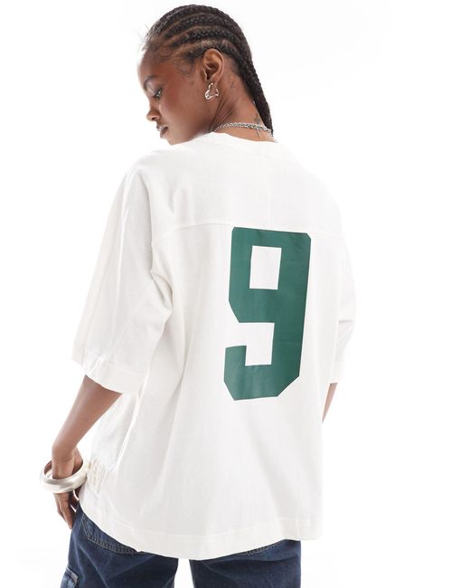 New Balance White – sportswear greatest hits – t-shirt aus jersey