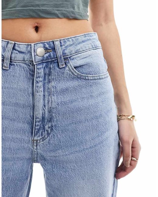 Vila Blue High Waisted Wide Leg Jeans