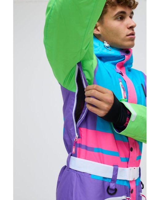 OOSC Blue Powder Hound Ski Suit for men