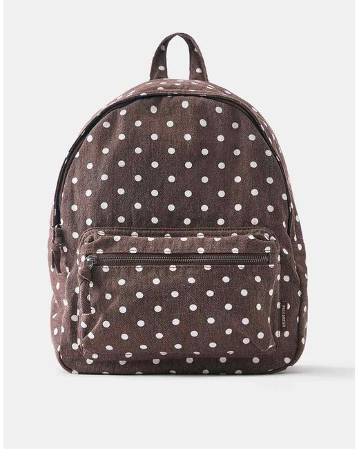 Zaino A Pois di Pull&Bear in Gray