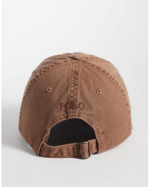 Polo Ralph Lauren Brown Icon Logo Baseball Cap for men