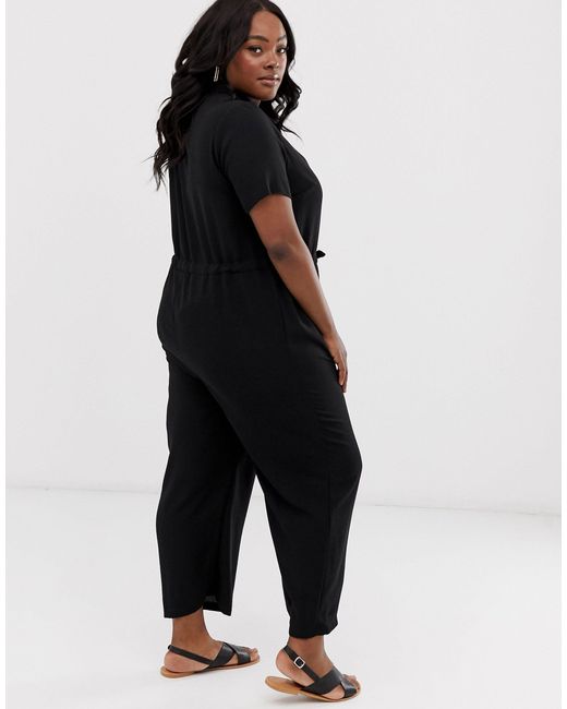 black jumpsuit curve