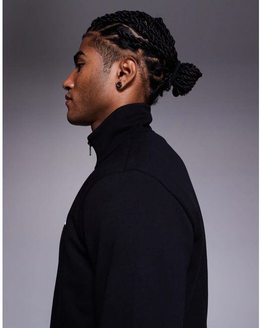 EA7 Blue Armani Train Core Logo Half Zip Sweatshirt for men