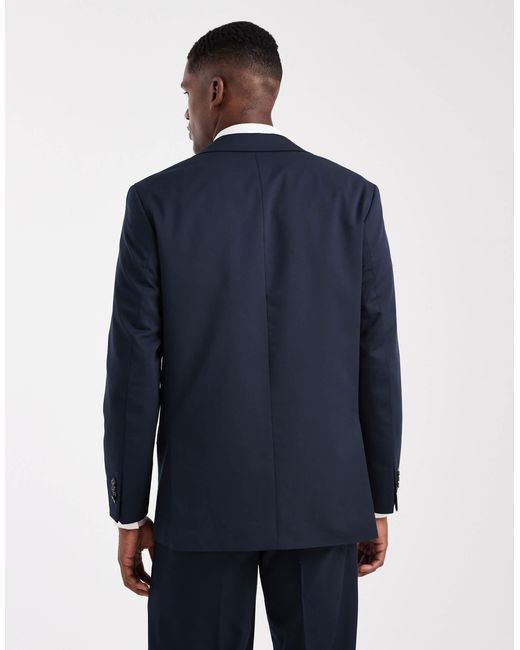 Jack & Jones Blue Relaxed Suit Jacket for men