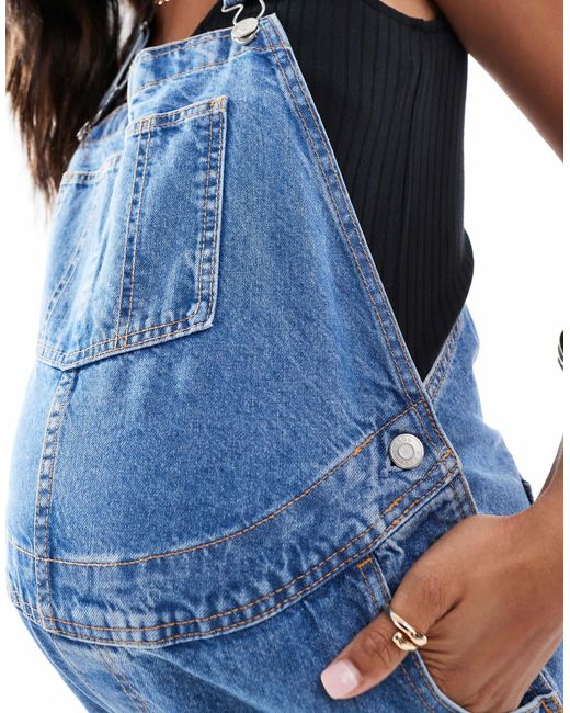 ASOS Blue Asos design maternity – jeanslatzhose