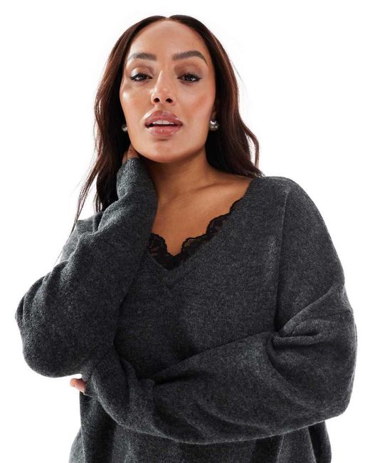 ONLY Black Reversible Jumper