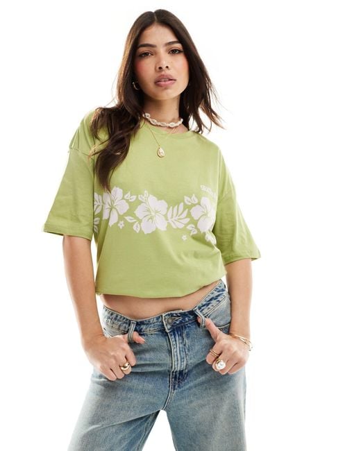 Make it tropical - t-shirt Billabong en coloris Green