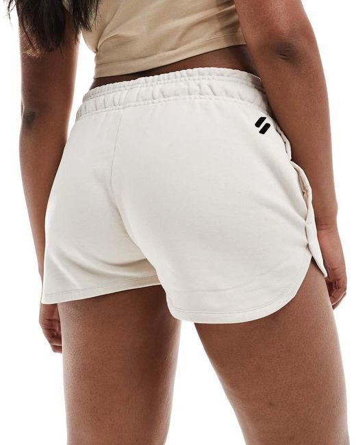 Superdry Natural Sportswear Logo Racer Shorts