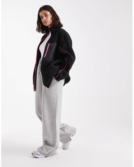Nike Black Borg Fleece Jacket