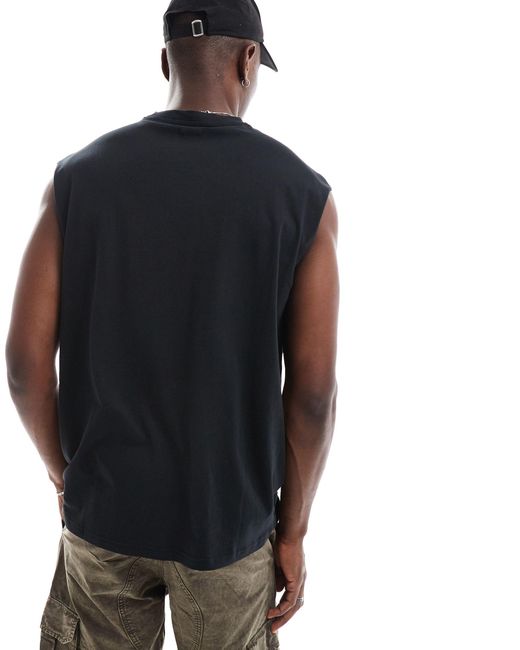 Another Influence Blue 2-pack Oversized Tank Tops for men