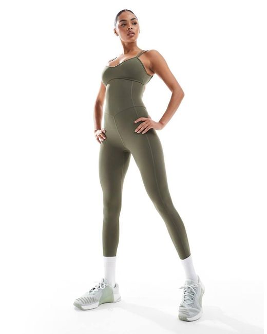 South Beach Green Strappy Unitard