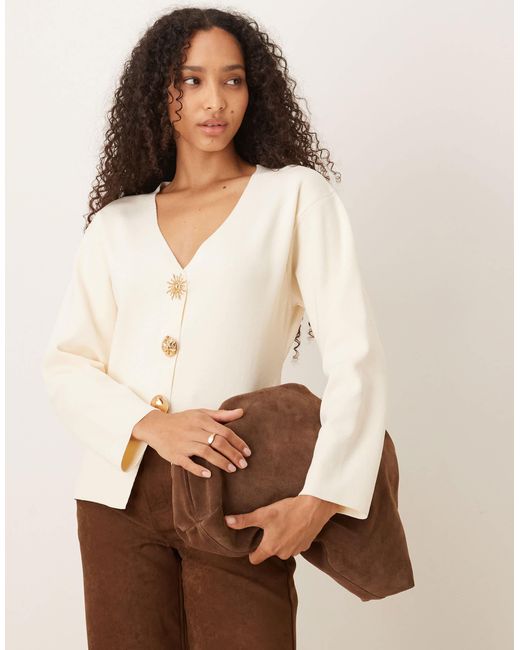 Mango Natural – strickjacke