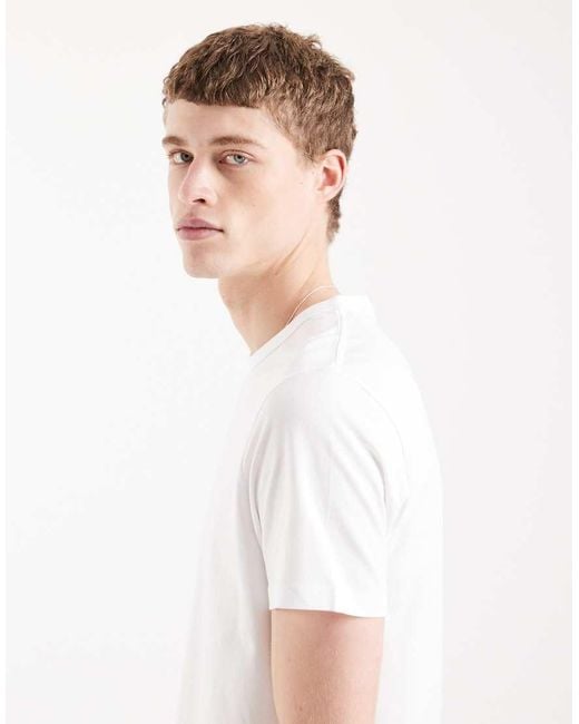 Jack & Jones White Slim Fit T-shirt for men