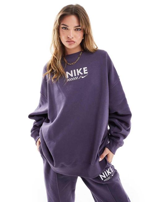 nike womens purple sweatshirt