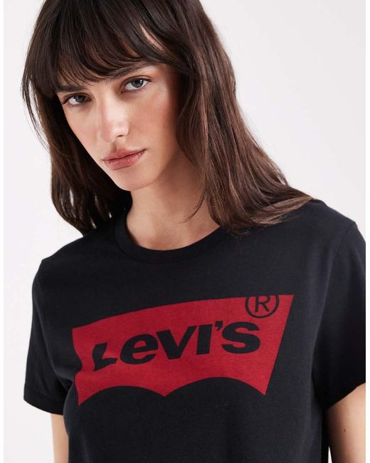 Levi's De Perfecte T-Shirt in het Black