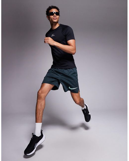 Nike Blue Pro Dri-fit Muscle Fit T-shirt for men