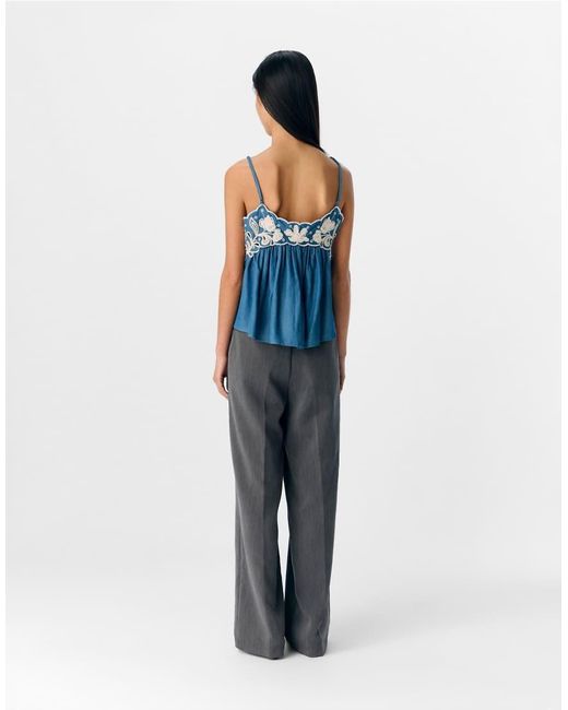 Camisola Vaquera Azul Medio De Object de color Blue