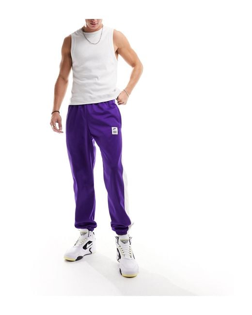 Nike Basketball Purple Staring 5 Tech Fleece joggers for men