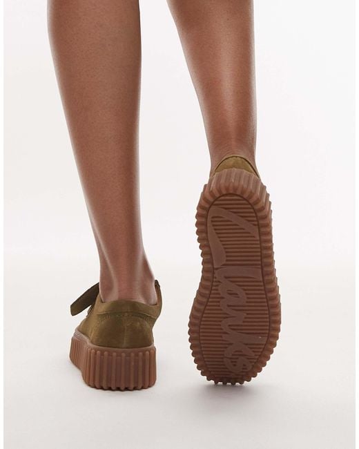 Clarks Brown – torhill bee – schuhe aus wildleder