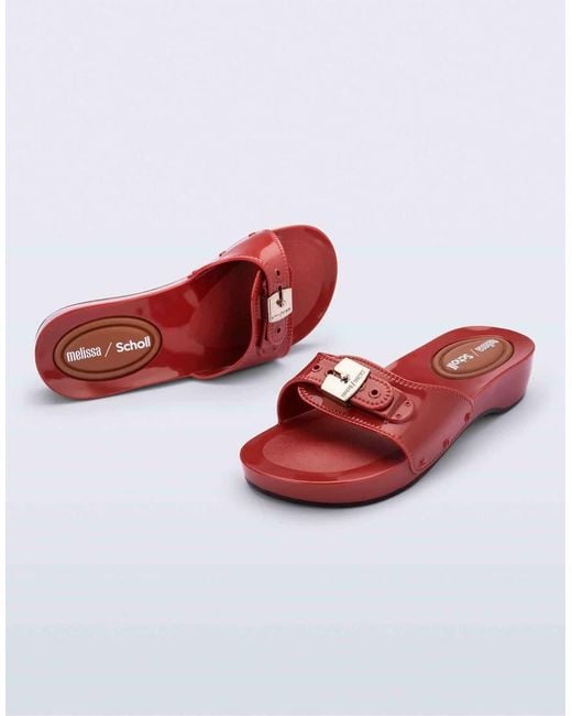 Melissa Red Pescura Heel X Scholl
