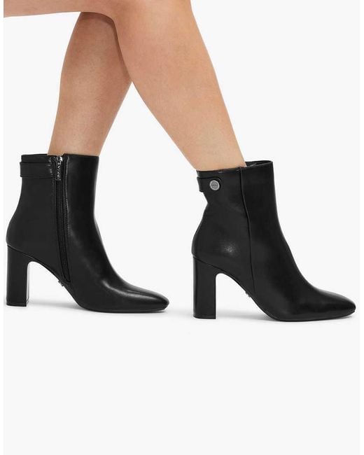 Carvela Kurt Geiger Black Jackpot Wide Fit Mid Ankle Boots