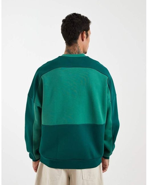 Adidas Originals Green Munich 93 Crew Neck Sweatshirt for men