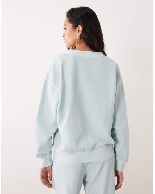 ARKET Gray Co-ord Oversized V Neck Sweatshirt