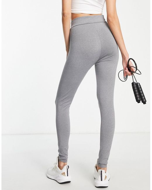 Vero Moda Tall Threadbare Fitness Tall Gym leggings in Gray | Lyst