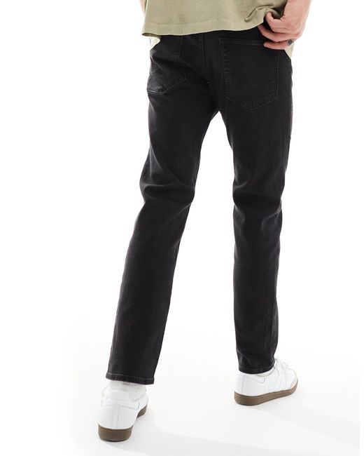 Mike - jeans affusolati lavaggio di Jack & Jones in Black da Uomo