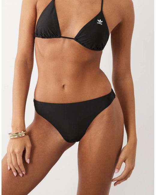 Adidas Originals Brown Adicolour Triangle Bikini Bottoms