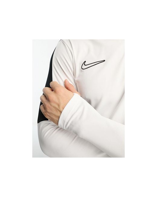 Nike Football Black Academy Dri-fit Panelled Half Zip Drill Top for men