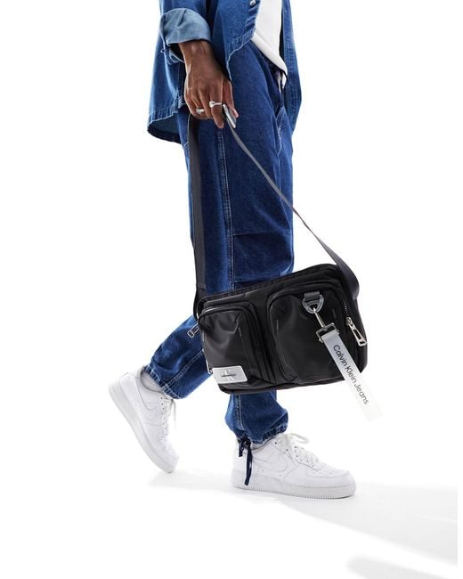 Calvin Klein Blue Ck Jeans Park Culture Flight Bag for men
