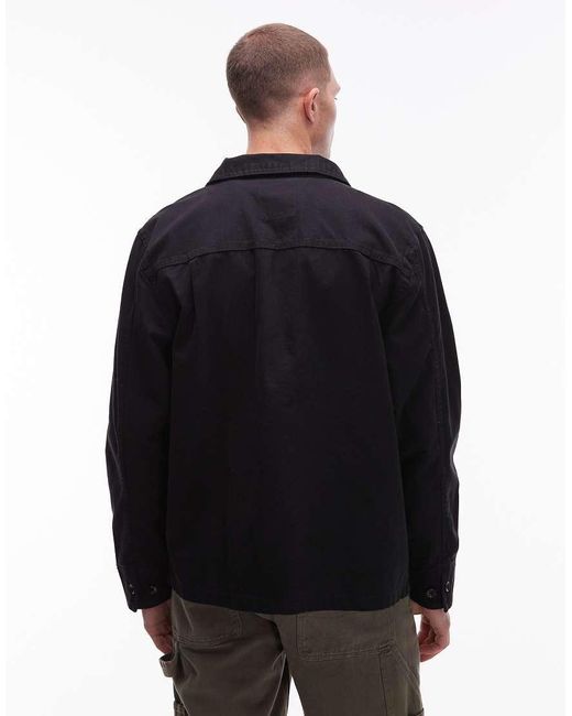 Vans Blue Drill Chore Canvas Jacket for men