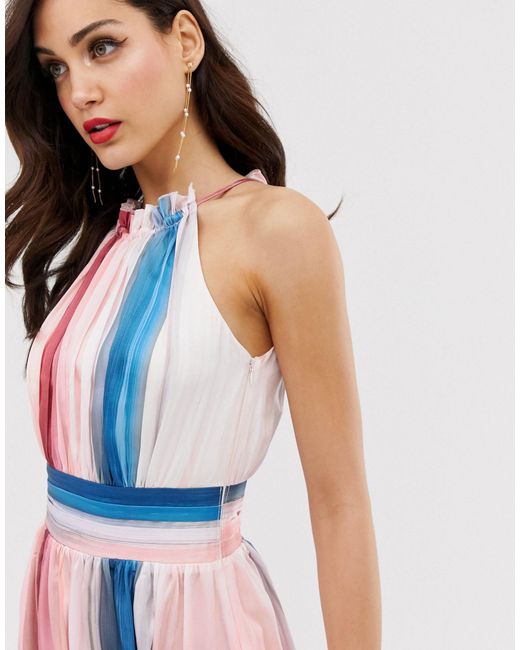 little mistress ombre stripe dress
