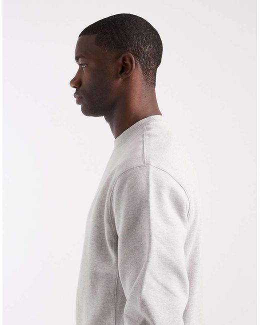 Levi's White Authentic Garment Dye Crew Sweatshirt for men