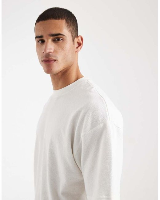 Cotton On White Terry T-shirt for men