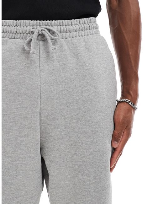 ASOS Gray Essential Oversized joggers for men