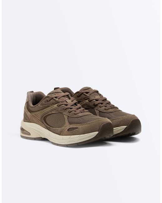 Oysho Brown Running-style Sport Shoe